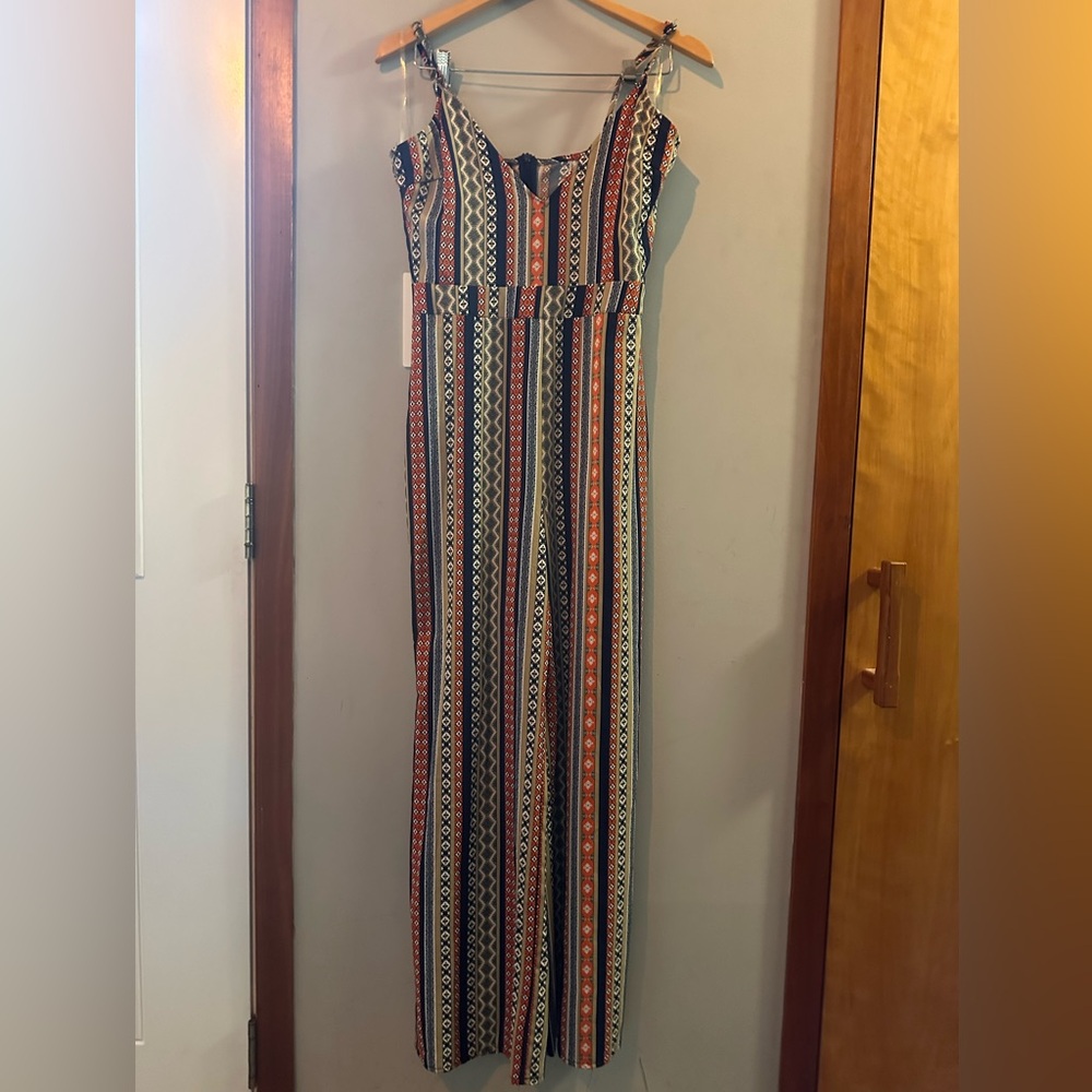 Parisian Works Multicolor Striped Jumpsuit